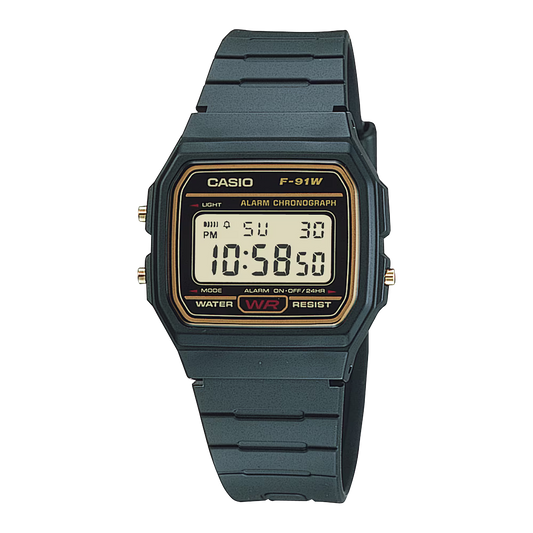 CASIO DIGITAL UNISEX WATCH F-91WG-9QDF