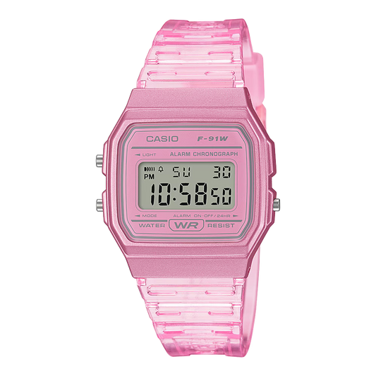 CASIO WOMENS DIGITAL WATCH F-91WS-4DF