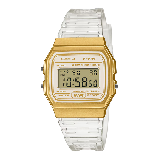 CASIO UNISEX DIGITAL WATCH F-91WS-7A2DF