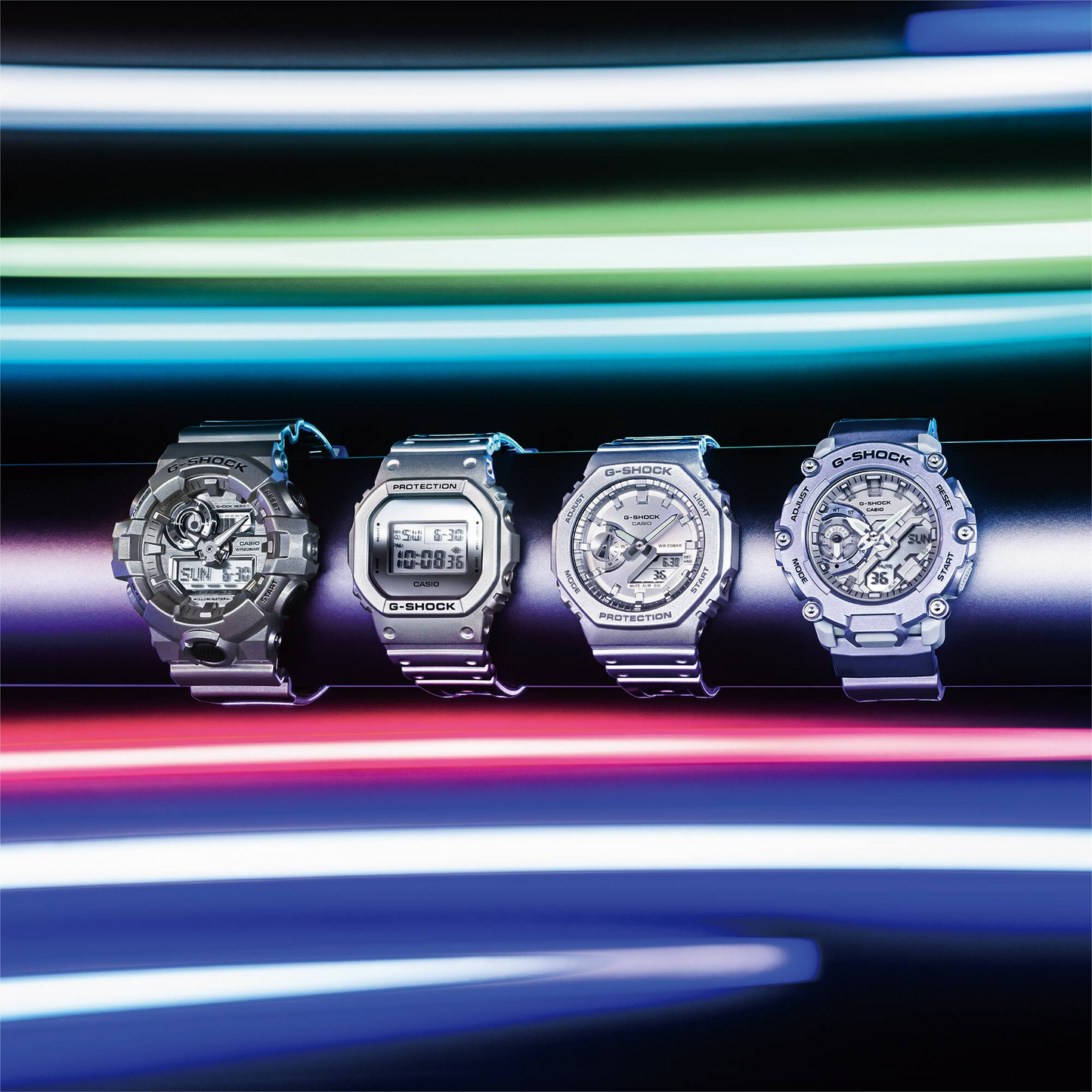 Casio G-Shock GA-700FF-8ADR Analog Digital Men's Watch Silver