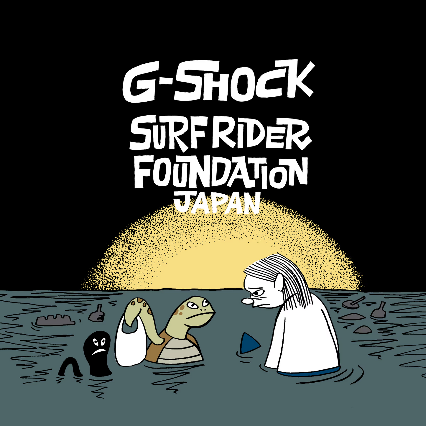 G-SHOCK SURFRIDER FOUNDATION JAPAN COLLABORATION MODEL MEN'S WATCH G-5600SFJ-9DR