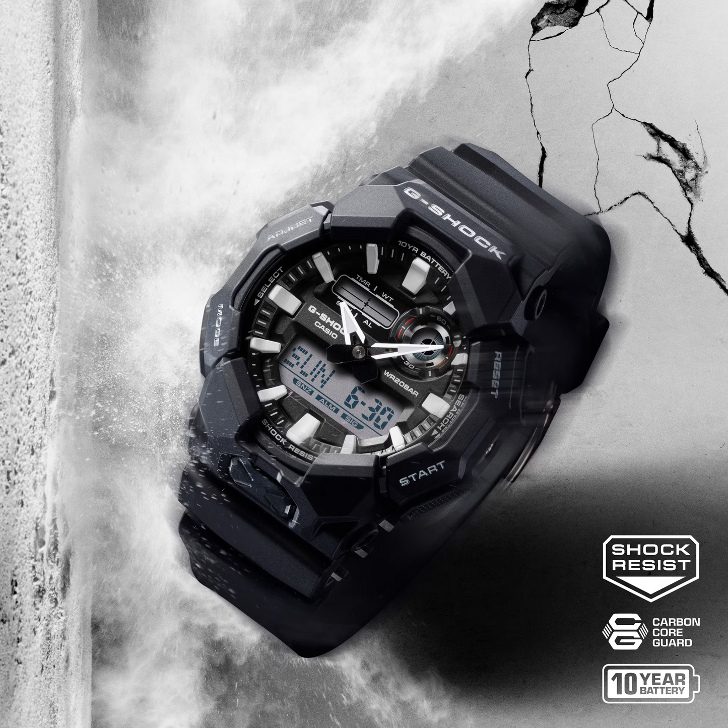 G-SHOCK ANALOG-DIGITAL MEN WATCH GA-010-1ADR