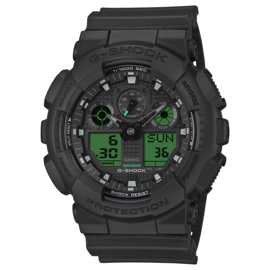 G-SHOCK Electro Green Digital Analogue Men Watch GA-100BEG-1ADR