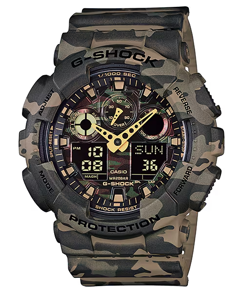 G-SHOCK CASUAL MEN WATCH GA-100CM-5ADR