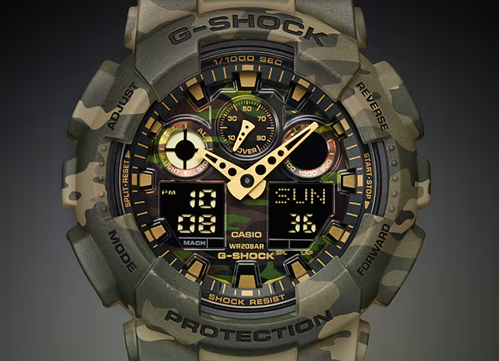 G-SHOCK CASUAL MEN WATCH GA-100CM-5ADR