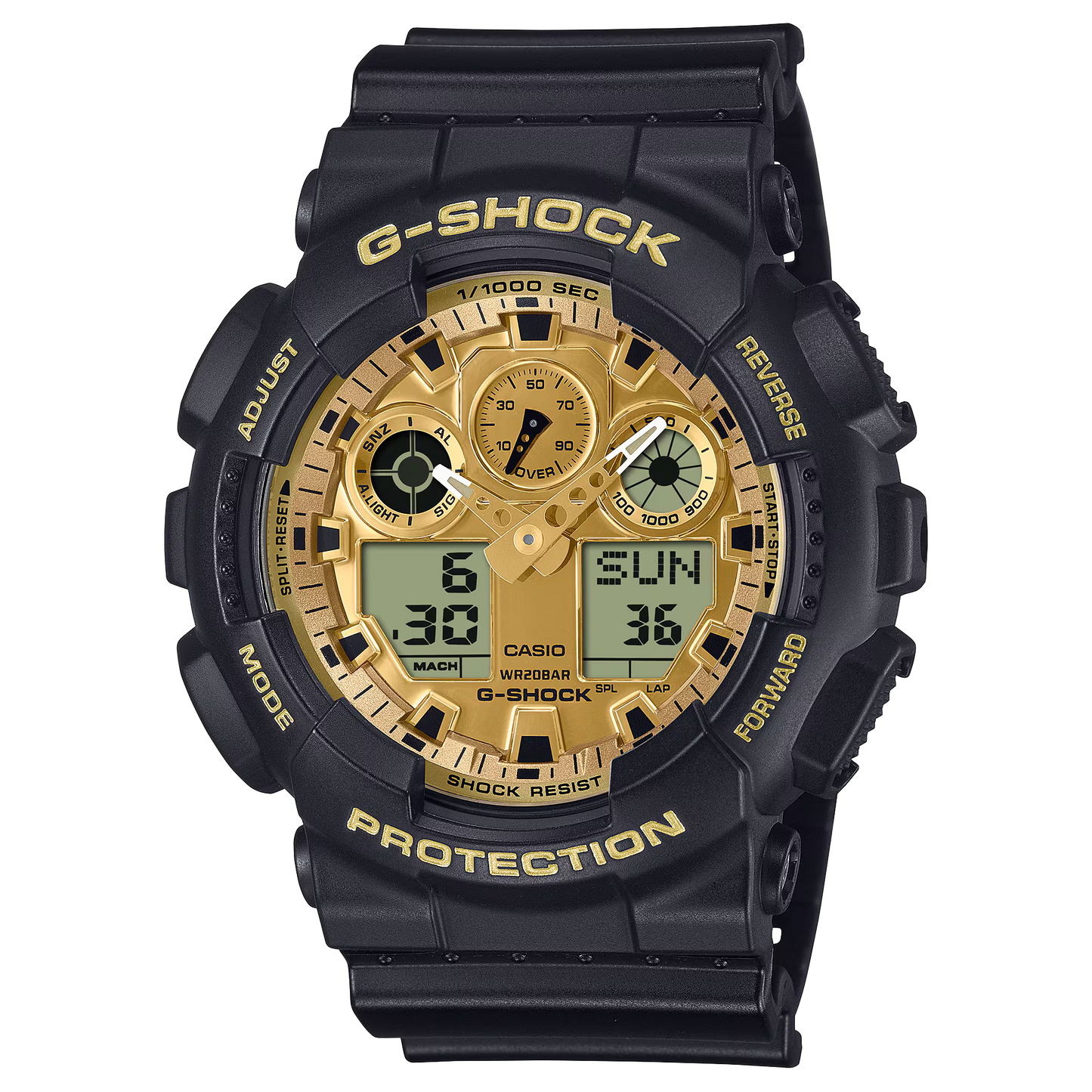 G-SHOCK ANALOG-DIGITAL MEN WATCH GA-100GGB-1A9DR
