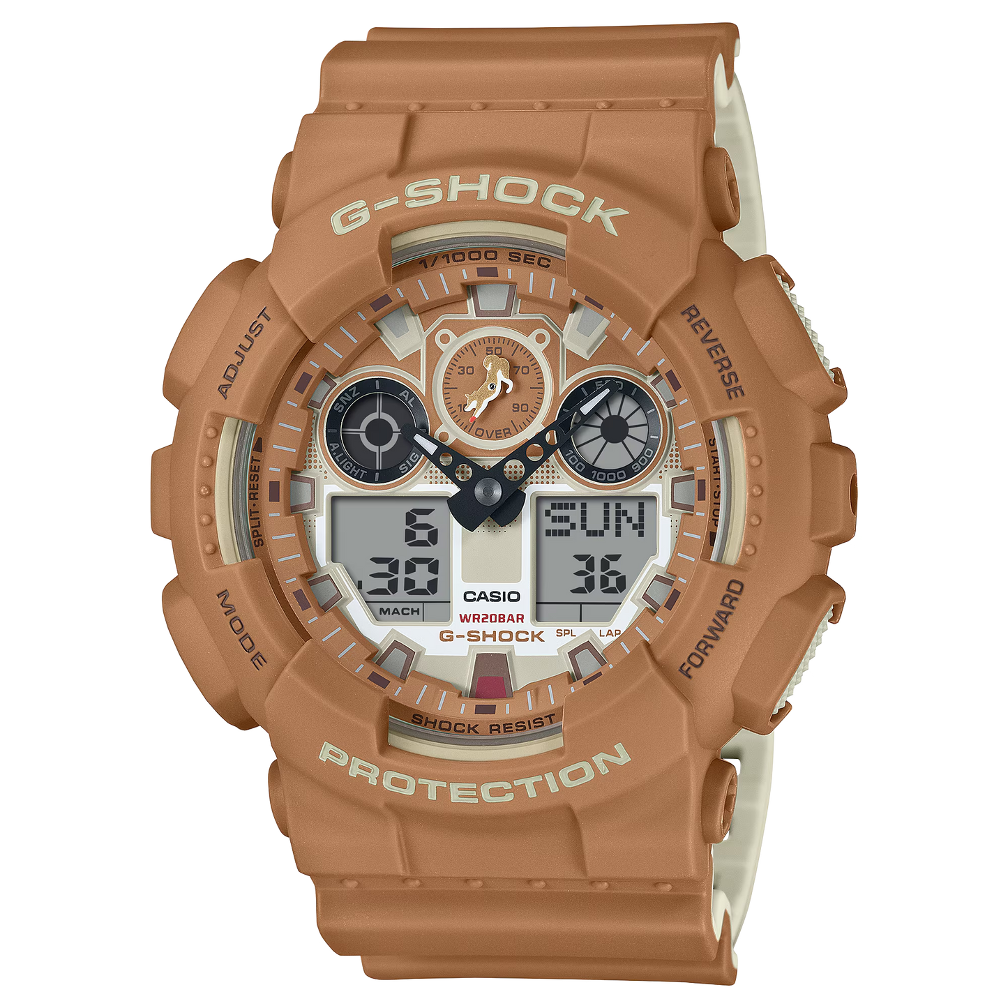 G-SHOCK ANALOG-DIGITAL MEN WATCH GA-100SHB-5ADR