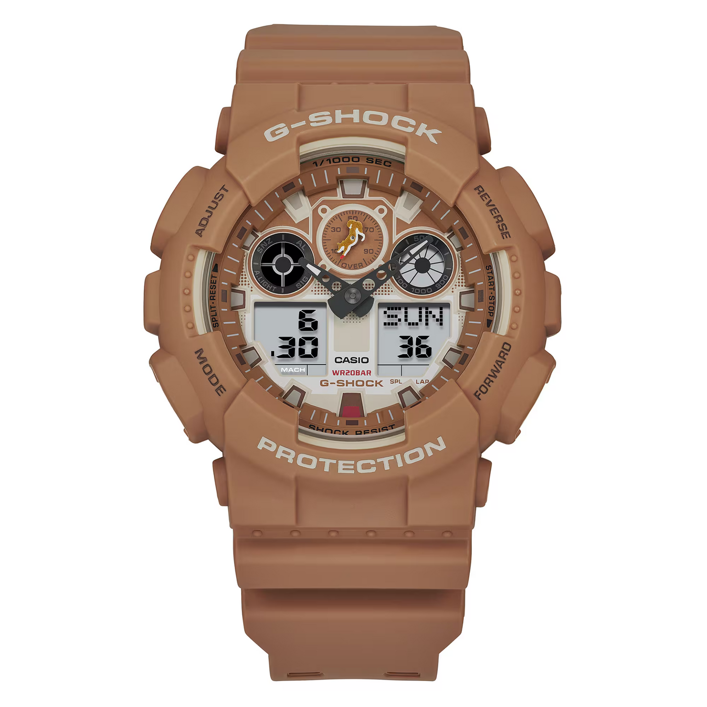 G-SHOCK ANALOG-DIGITAL MEN WATCH GA-100SHB-5ADR