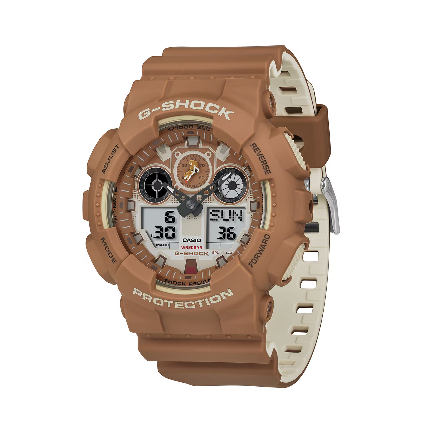 G-SHOCK ANALOG-DIGITAL MEN WATCH GA-100SHB-5ADR