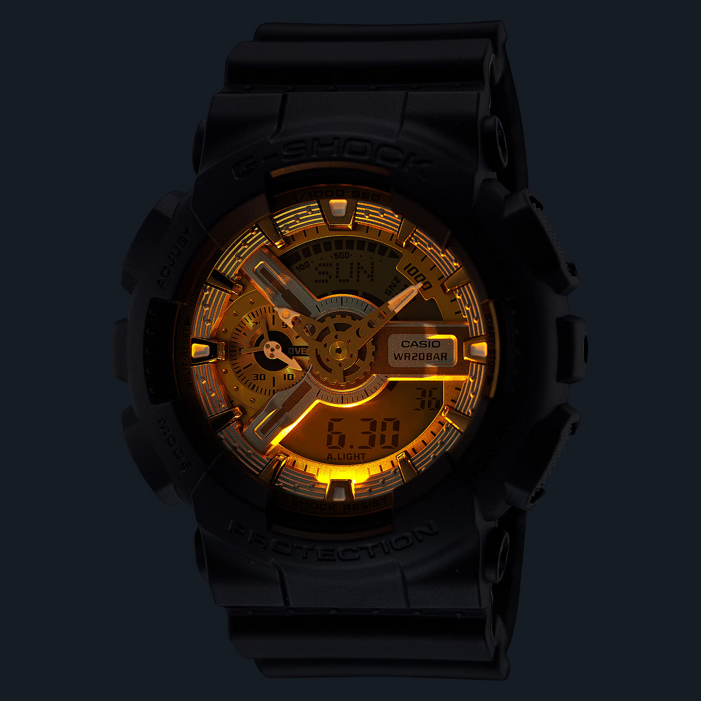 CASIO G-SHOCK GA-110CD-1A9DR ANALOG DIGITAL WATCH