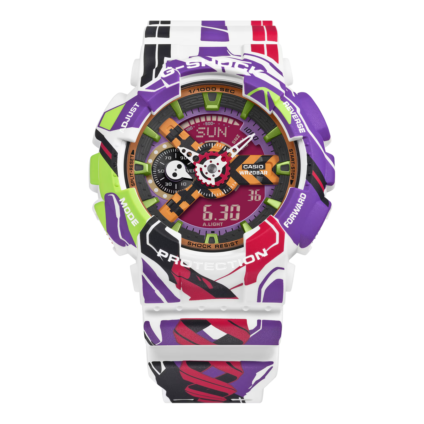 G-SHOCK EVANGELION COLLABORATION MODEL GA-110EVA30-7ADR