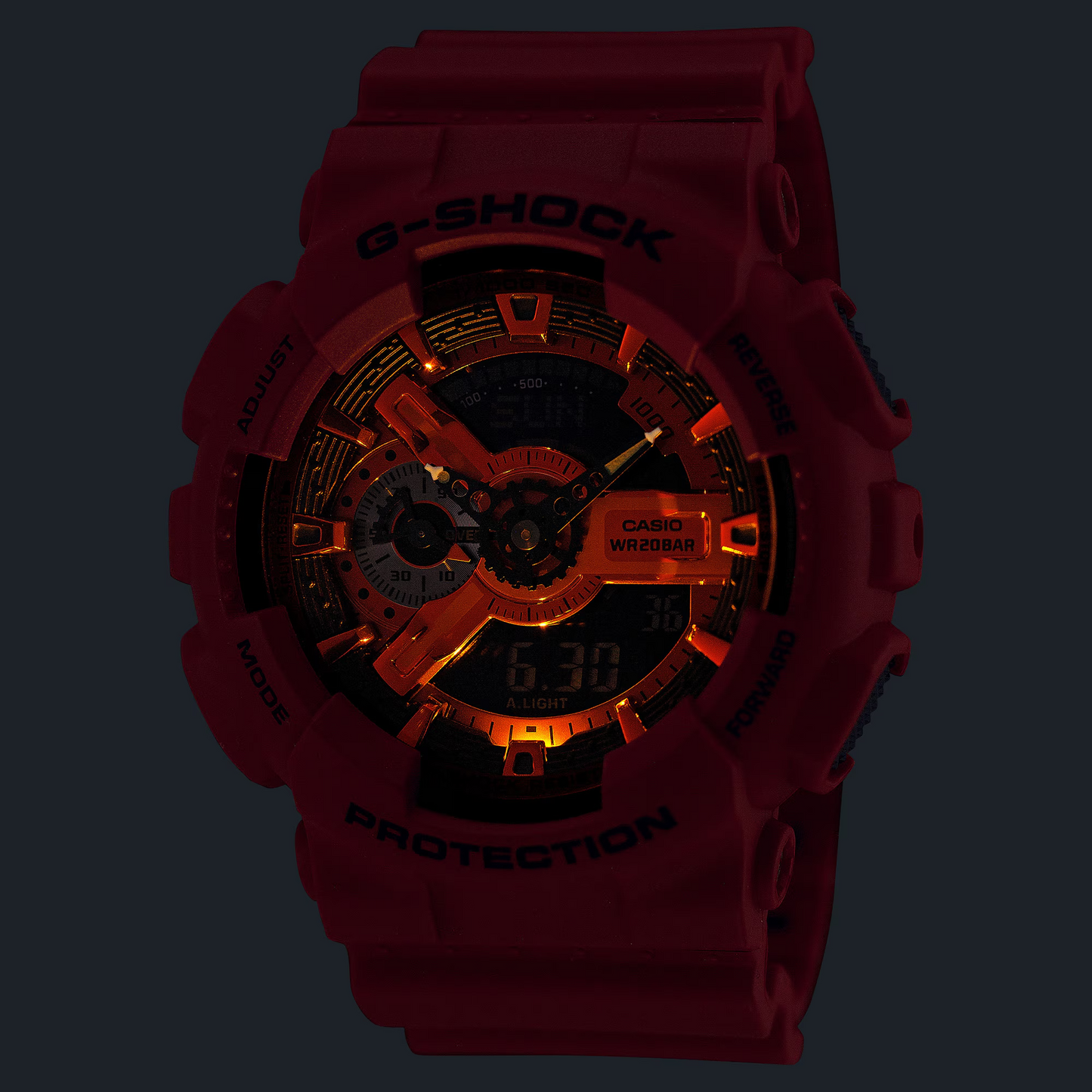 G-SHOCK Casual Digital Men Watch GA-110RRB-4ADR