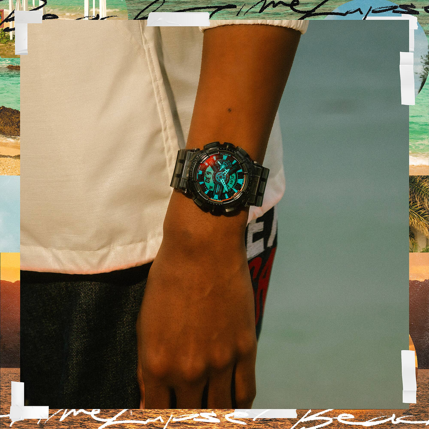G-SHOCK ANALOG-DIGITAL MEN'S WATCH GA-110TLS-8ADR