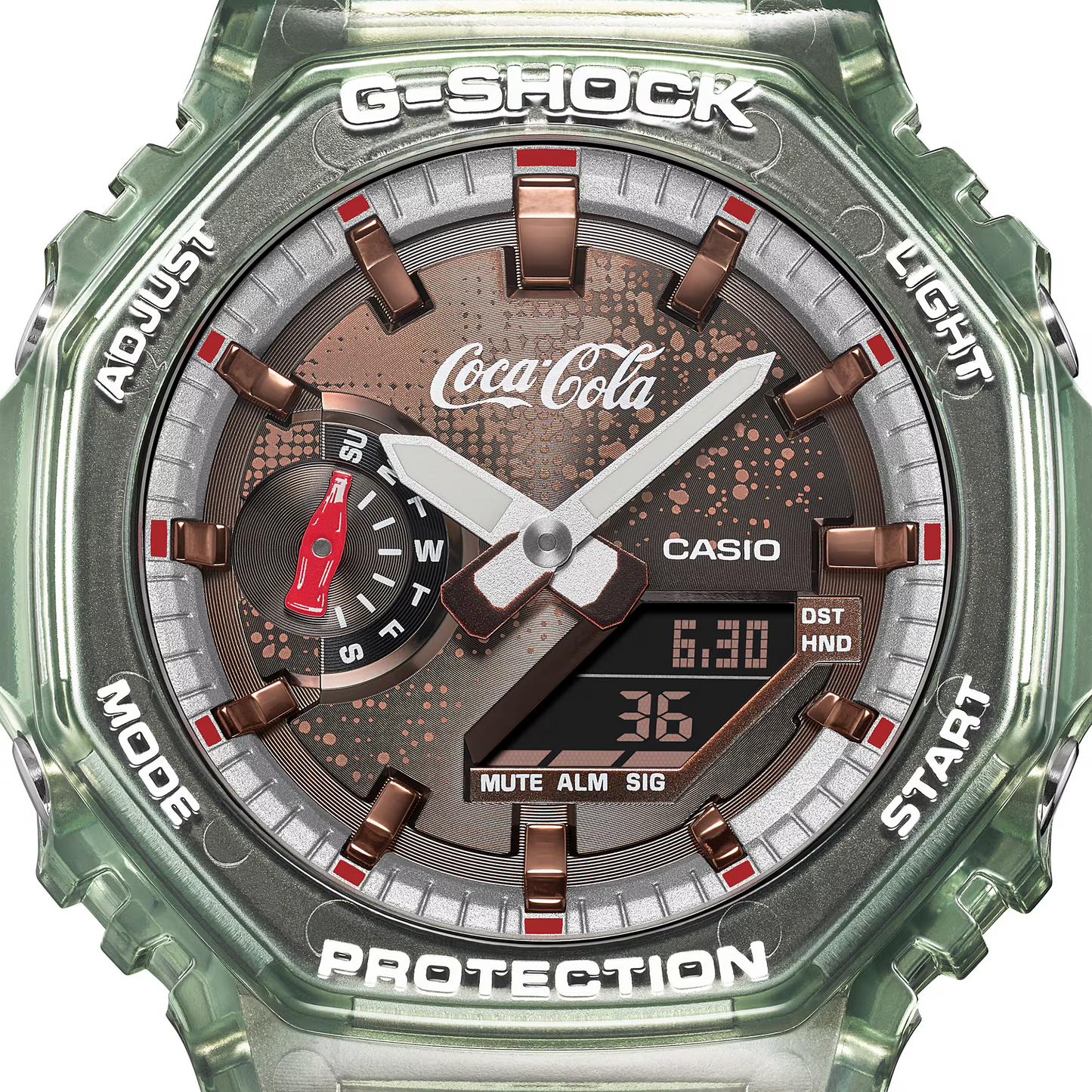 G-SHOCK COCA COLA COLLABORATION MODEL GA-2100CC-3ADR