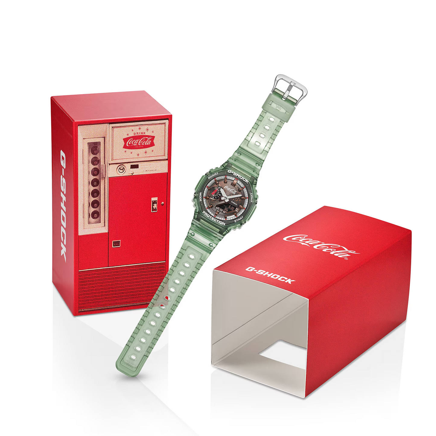 G-SHOCK COCA COLA COLLABORATION MODEL GA-2100CC-3ADR