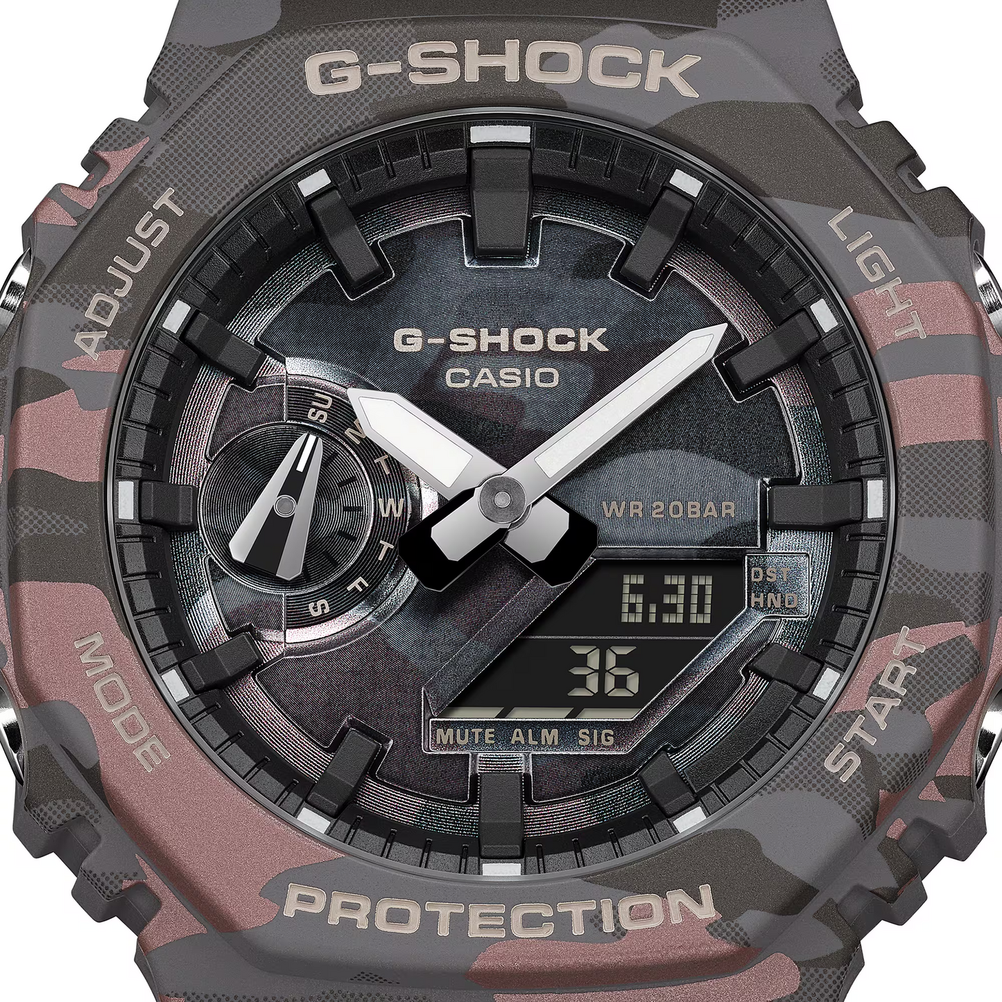 G-SHOCK Camouflage Men Casual Watch GA-2100CMD-8ADR