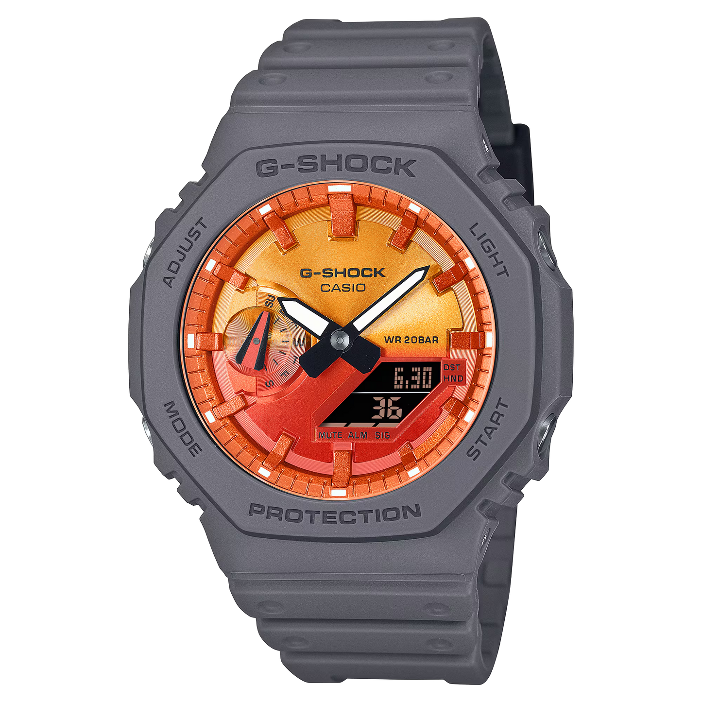 G-SHOCK ANALOG-DIGITAL MEN WATCH GA-2100FL-8ADR