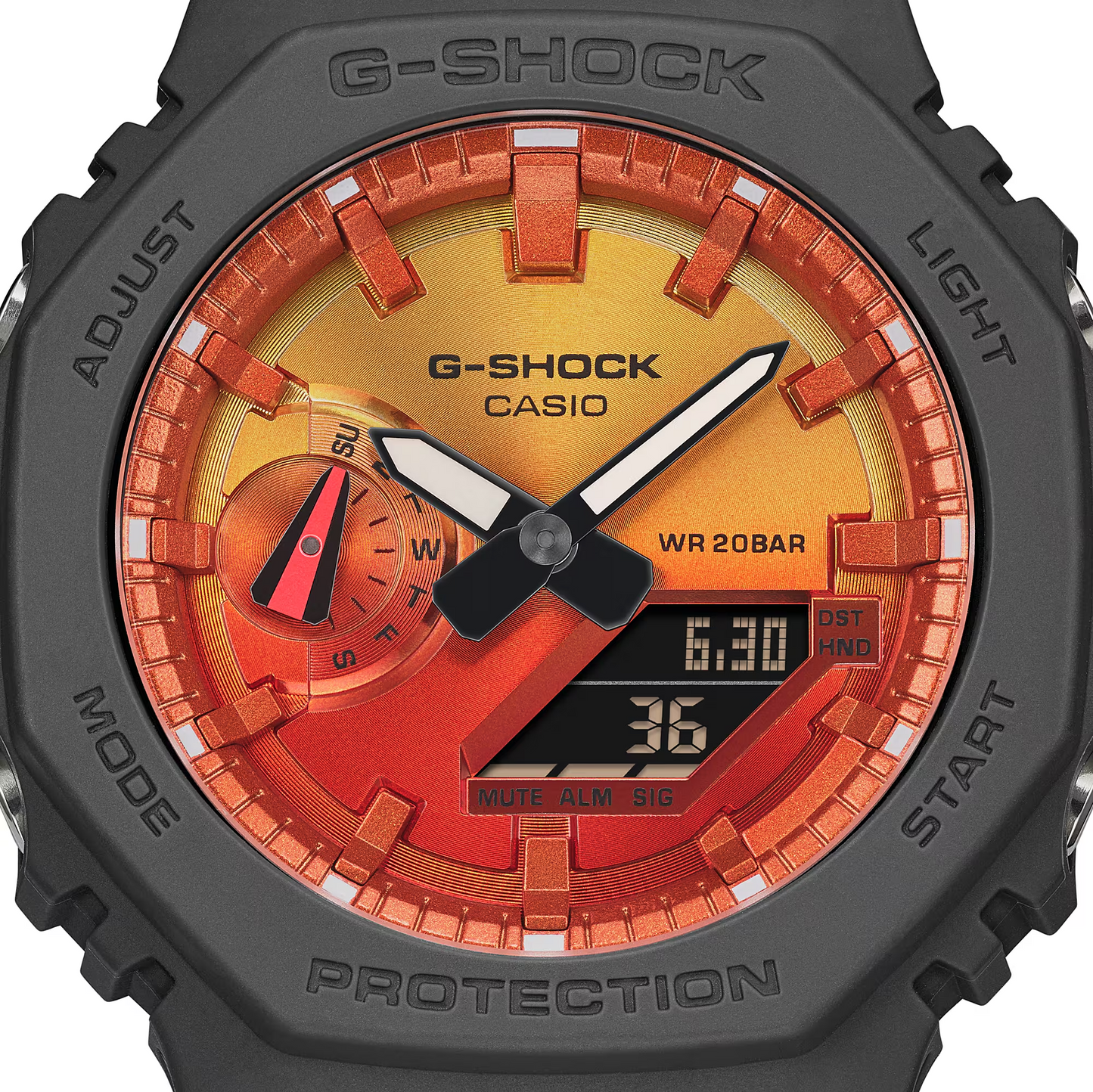 G-SHOCK ANALOG-DIGITAL MEN WATCH GA-2100FL-8ADR