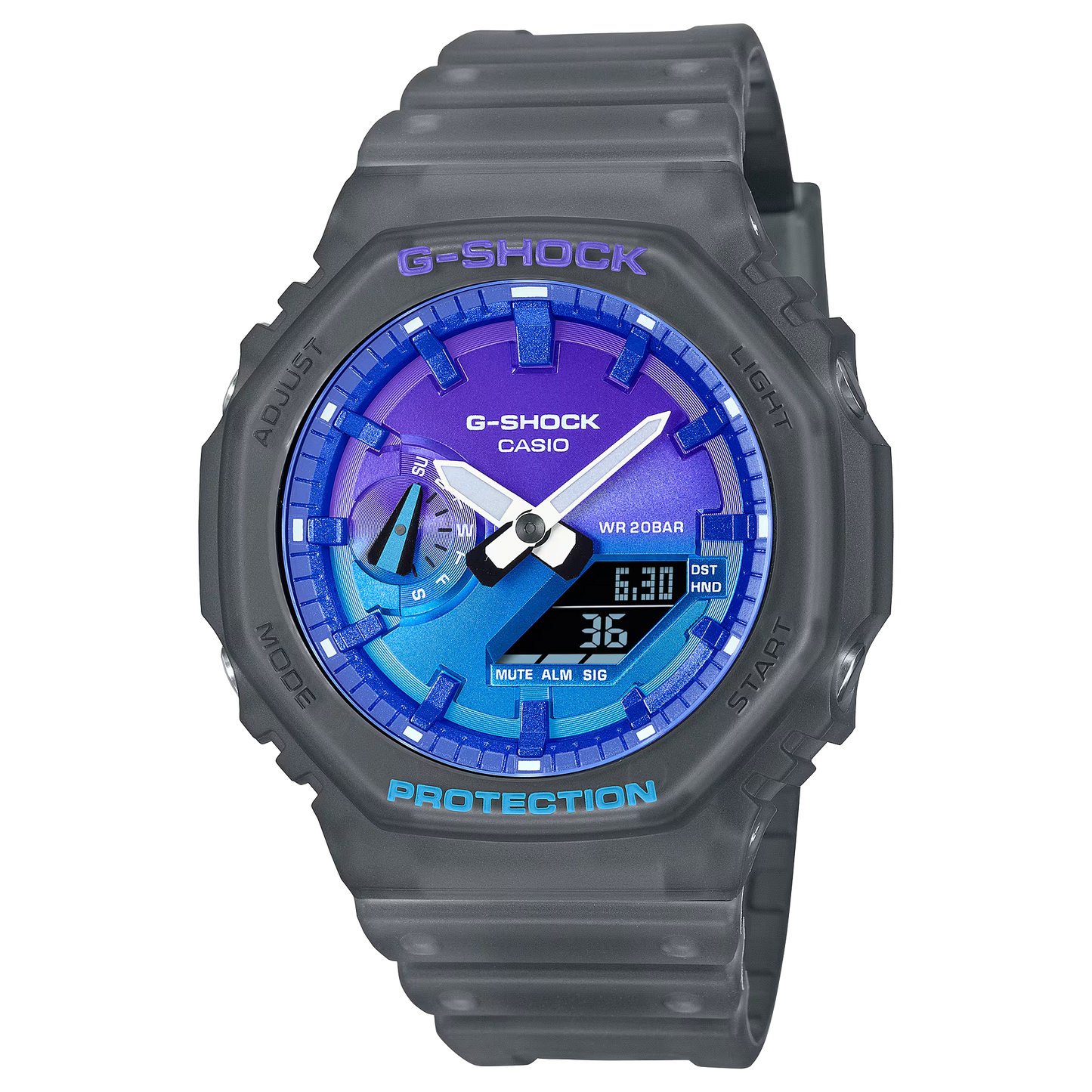 G-SHOCK ANALOG-DIGITAL MEN'S WATCH GA-2100FLS-8A2DR