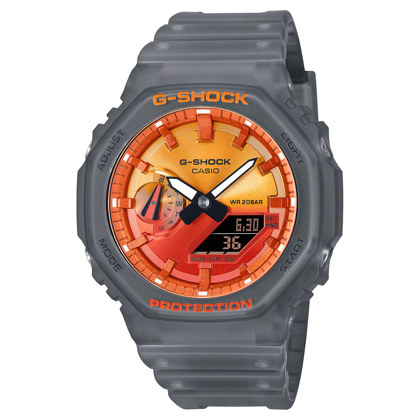 G-SHOCK ANALOG-DIGITAL MEN'S WATCH GA-2100FLS-8A4DR