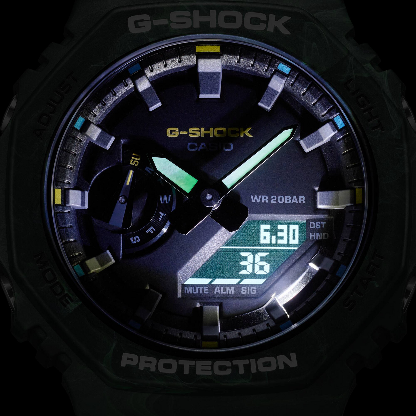 G-SHOCK CASUAL MEN WATCH GA-2100FR-3ADR