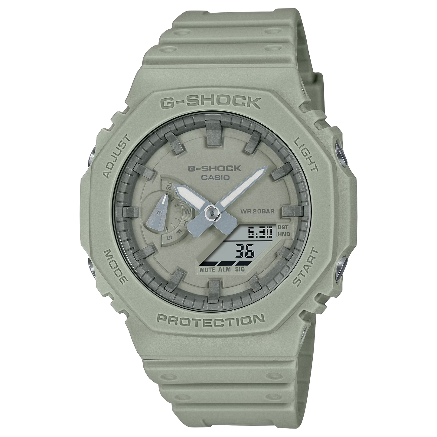 Casio G-Shock GA-2100NC-3ADR Analog Digital Men's Watch Green