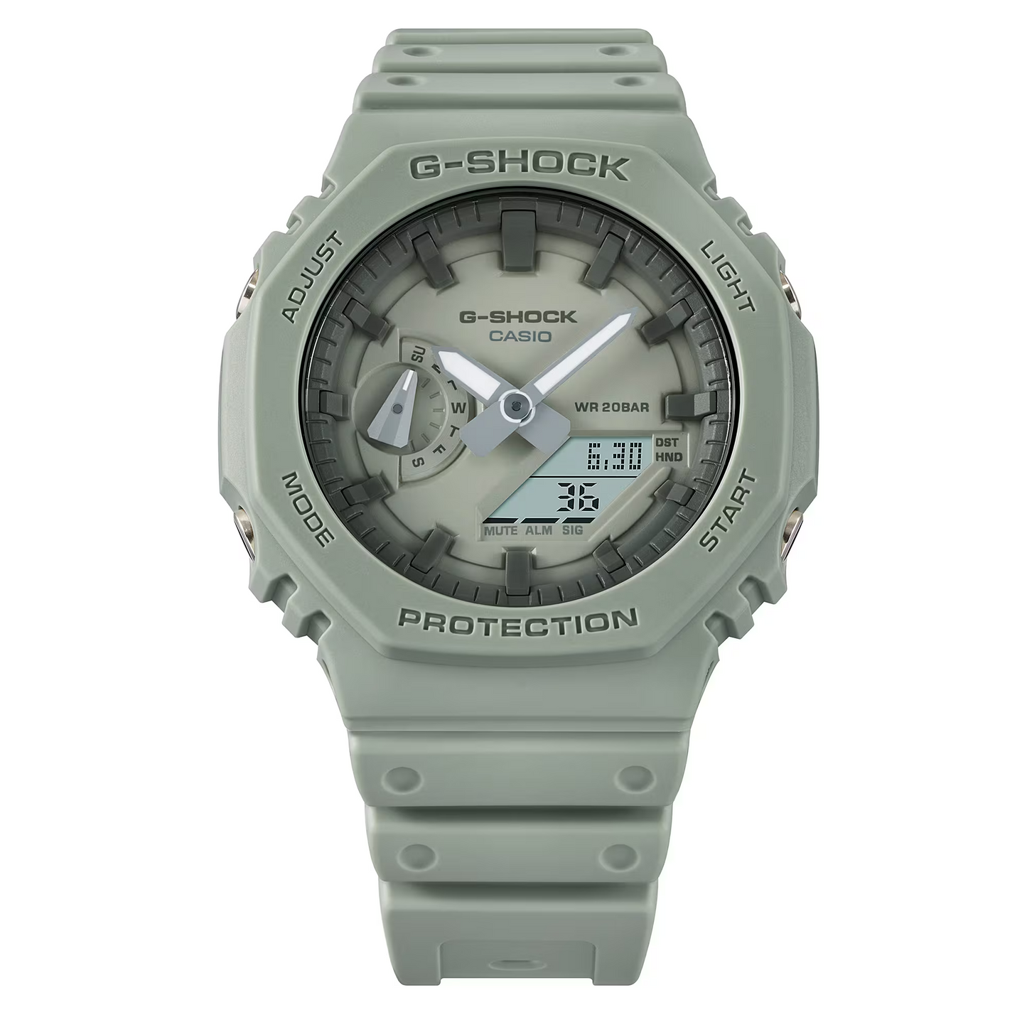 Casio G-Shock GA-2100NC-3ADR Analog Digital Men's Watch Green