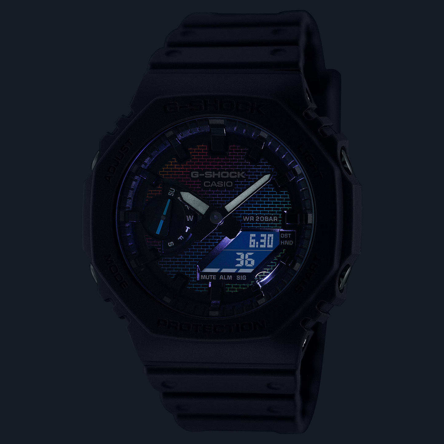 G-SHOCK ANALOG -DIGITAL MEN WATCH GA-2100RW-1ADR