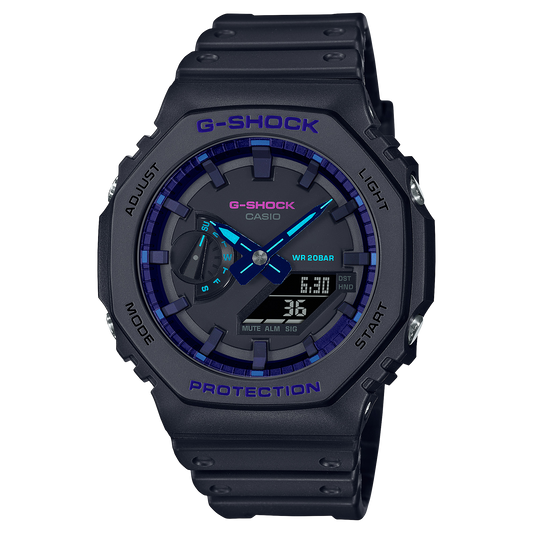 CASIO G-SHOCK GA-2100VB-1ADR ANALOG DIGITAL WATCH