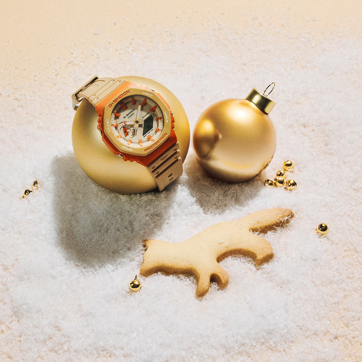 G-SHOCK Maison Kitsuné Collaboration Model Digital Men Watch GA-2110MK-5ADR