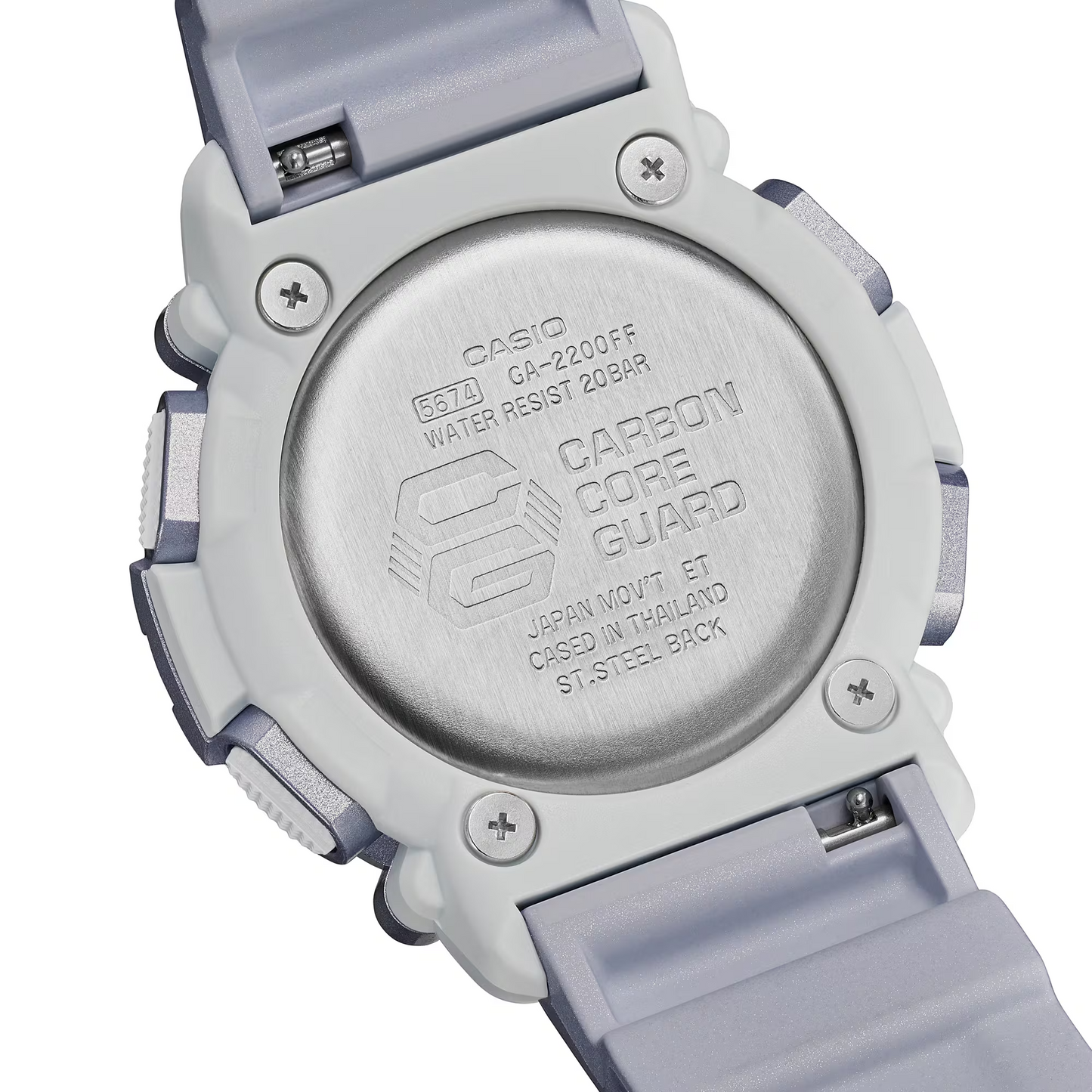 Casio G-Shock GA-2200FF-8ADR Analog Digital Men's Watch Silver