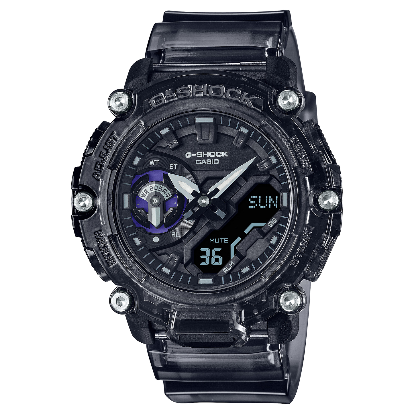 Casio G-Shock GA-2200SKL-8ADR Analog-Digital Men's Watch, Grey