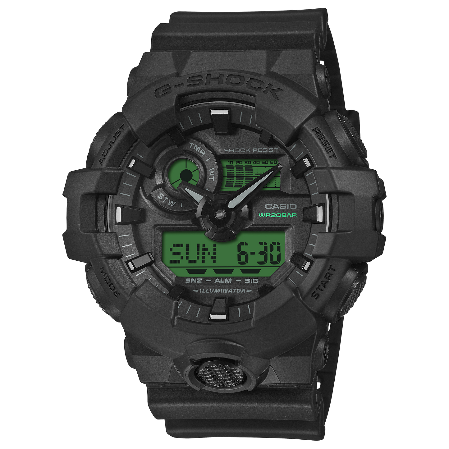 G-SHOCK Electro Green Digital Analogue Men Watch GA-700BEG-1ADR