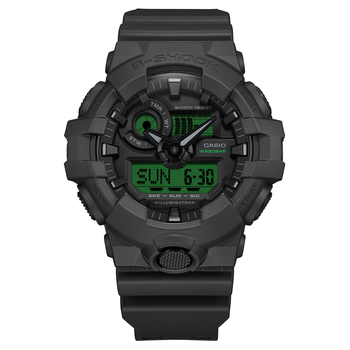 G-SHOCK Electro Green Digital Analogue Men Watch GA-700BEG-1ADR