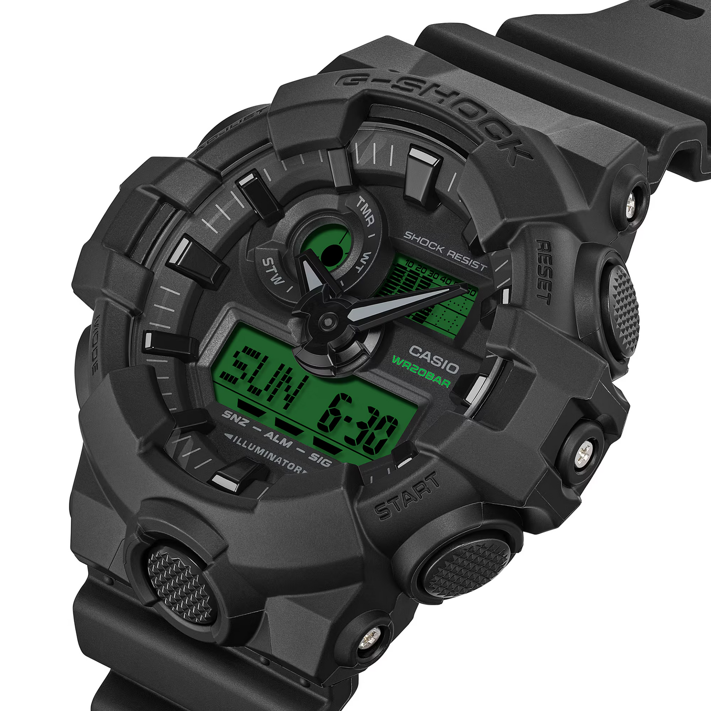 G-SHOCK Electro Green Digital Analogue Men Watch GA-700BEG-1ADR