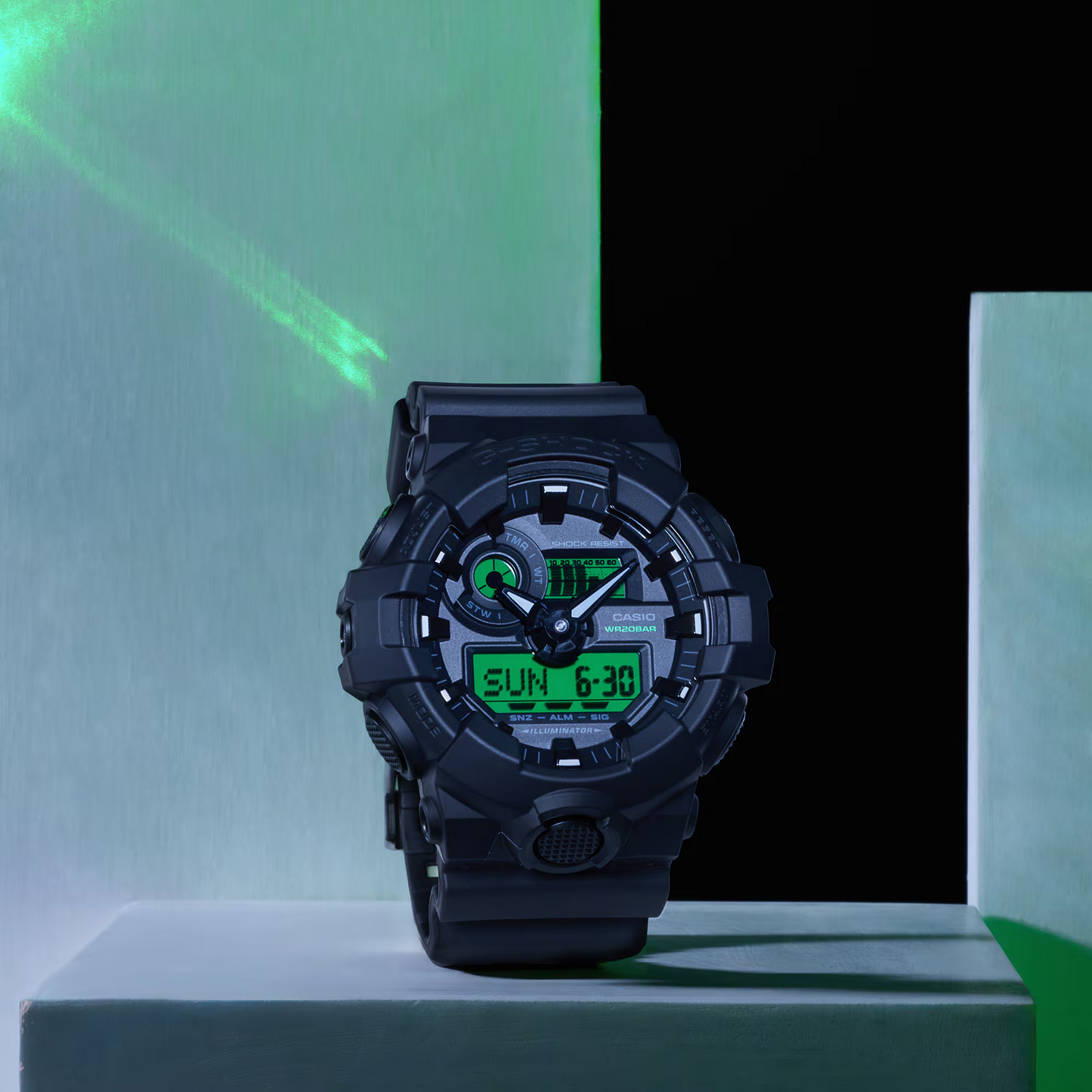 G-SHOCK Electro Green Digital Analogue Men Watch GA-700BEG-1ADR
