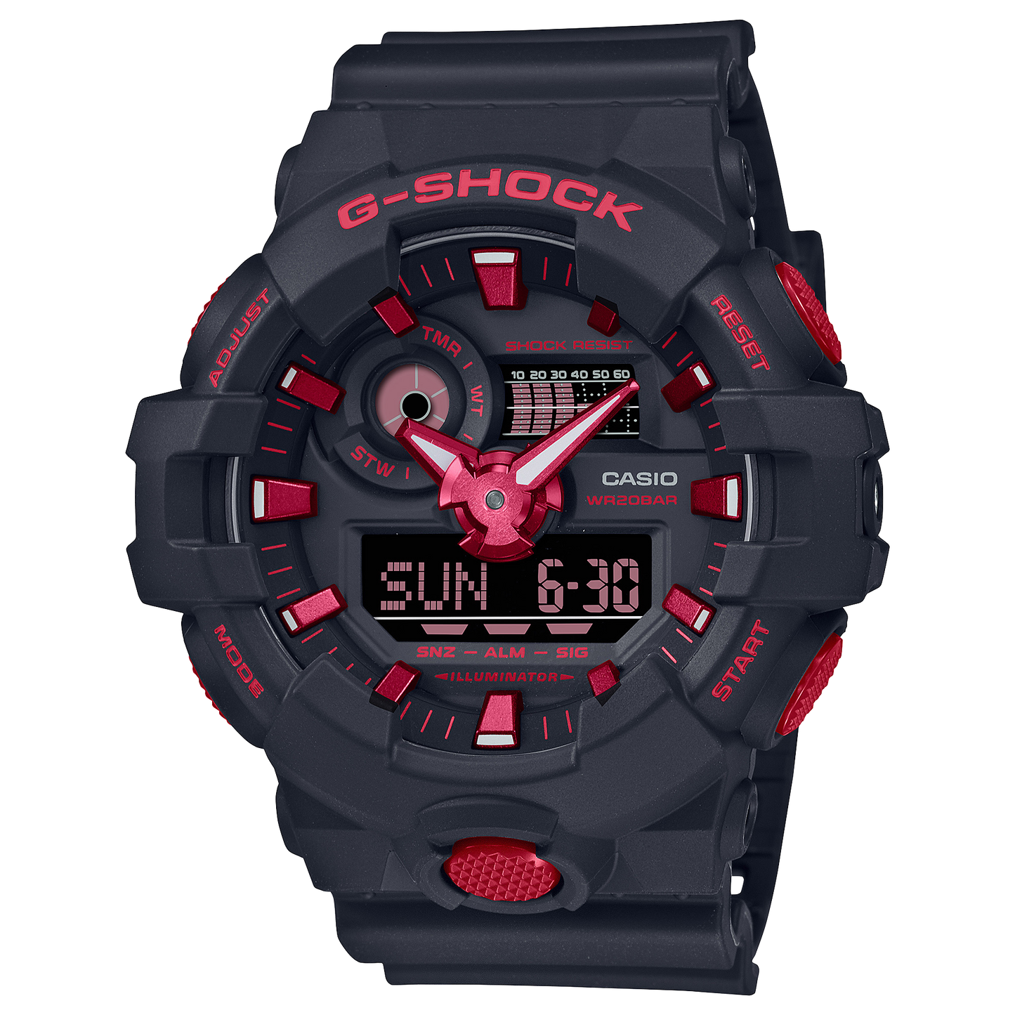 Casio G-Shock GA-700BNR-1ADR Analog Digital Men's Watch