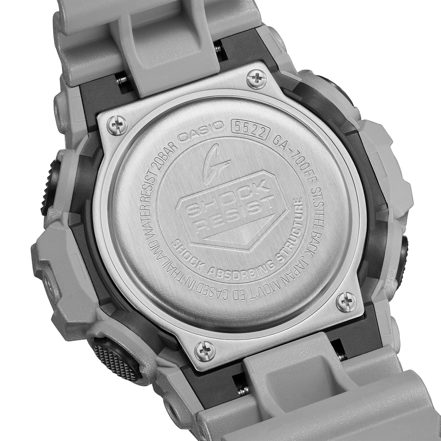 Casio G-Shock GA-700FF-8ADR Analog Digital Men's Watch Silver