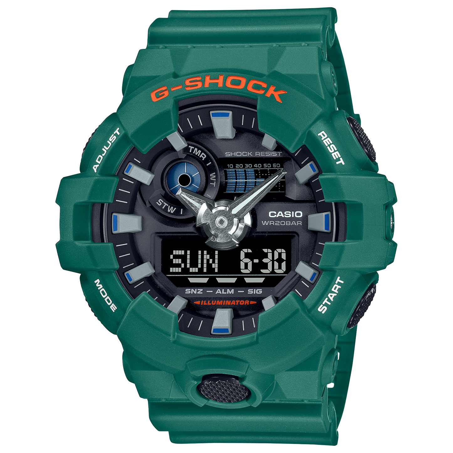 Casio G-Shock GA-700SC-3ADR Analog Digital Men's Watch