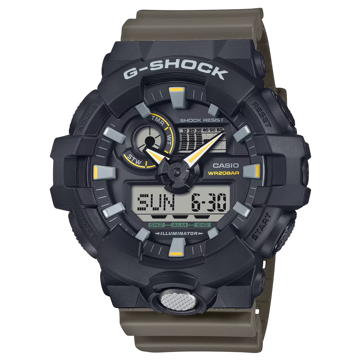 G-SHOCK ANALOG-DIGITAL CASUAL MEN WATCH GA-710TU-1A3DR