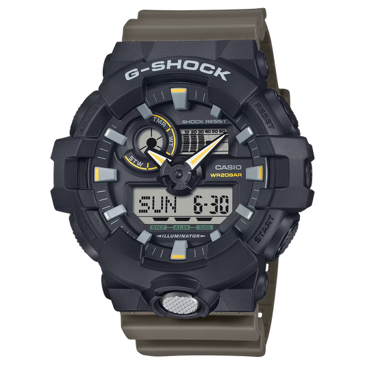 G-SHOCK ANALOG-DIGITAL CASUAL MEN WATCH GA-710TU-1A3DR