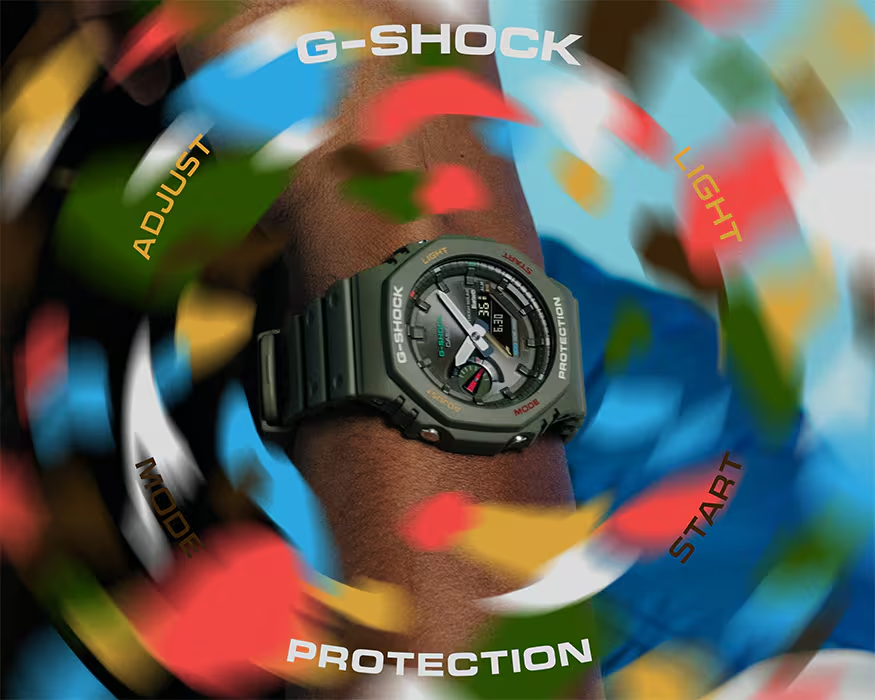 G-SHOCK CASUAL MEN WATCH GA-B2100FC-3ADR