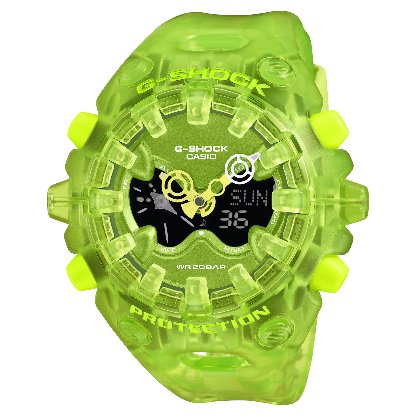 G-SHOCK Men Transparent Green Casual Watch GA-V01SKE-3ADR