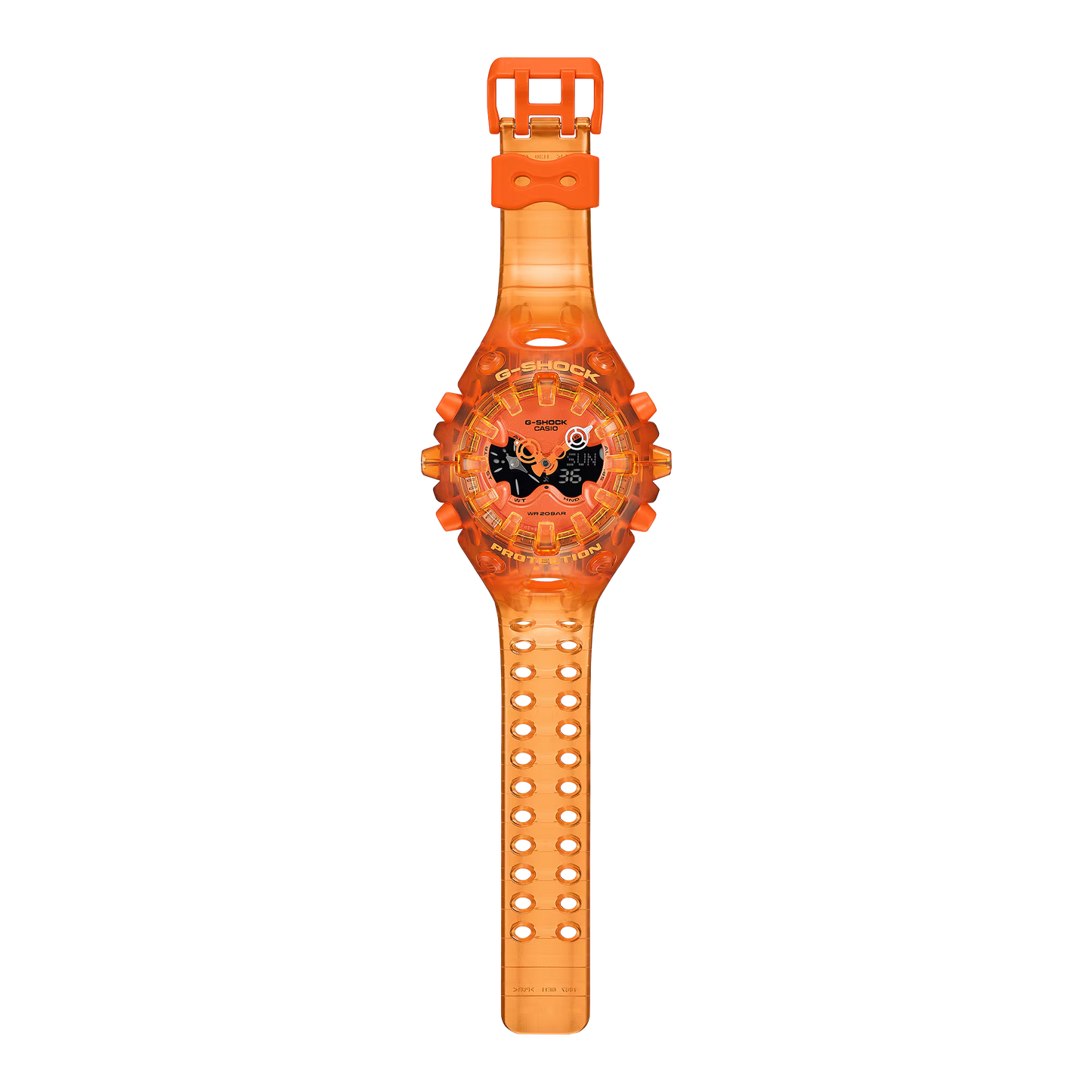 G-SHOCK Men Transparent Orange Casual Watch GA-V01SKE-4ADR