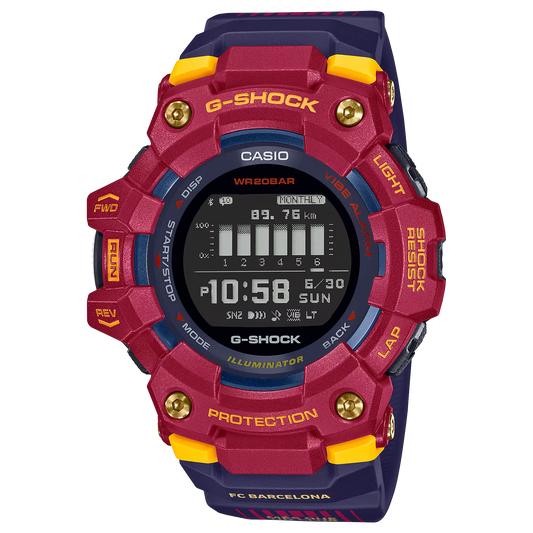 Casio G-Shock GBD-100BAR-4DR Digital Men's Watch, Red