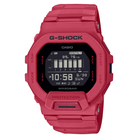 G-SHOCK G-SQUAD MEN WATCH GBD-200RD-4DR