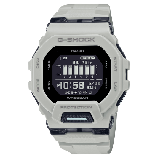 Casio G-Shock GBD-200UU-9DR Digital Men's Watch, White