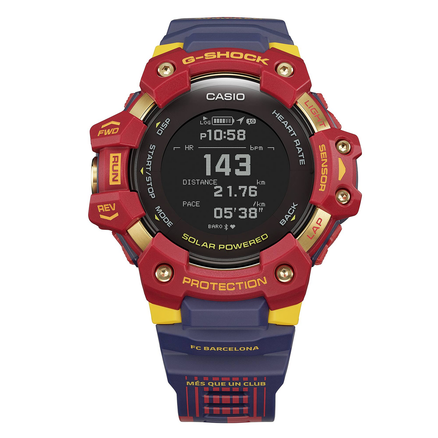 G-SHOCK Barcelona Limited Edition Men WATCH GBD-H1000BAR-4DR