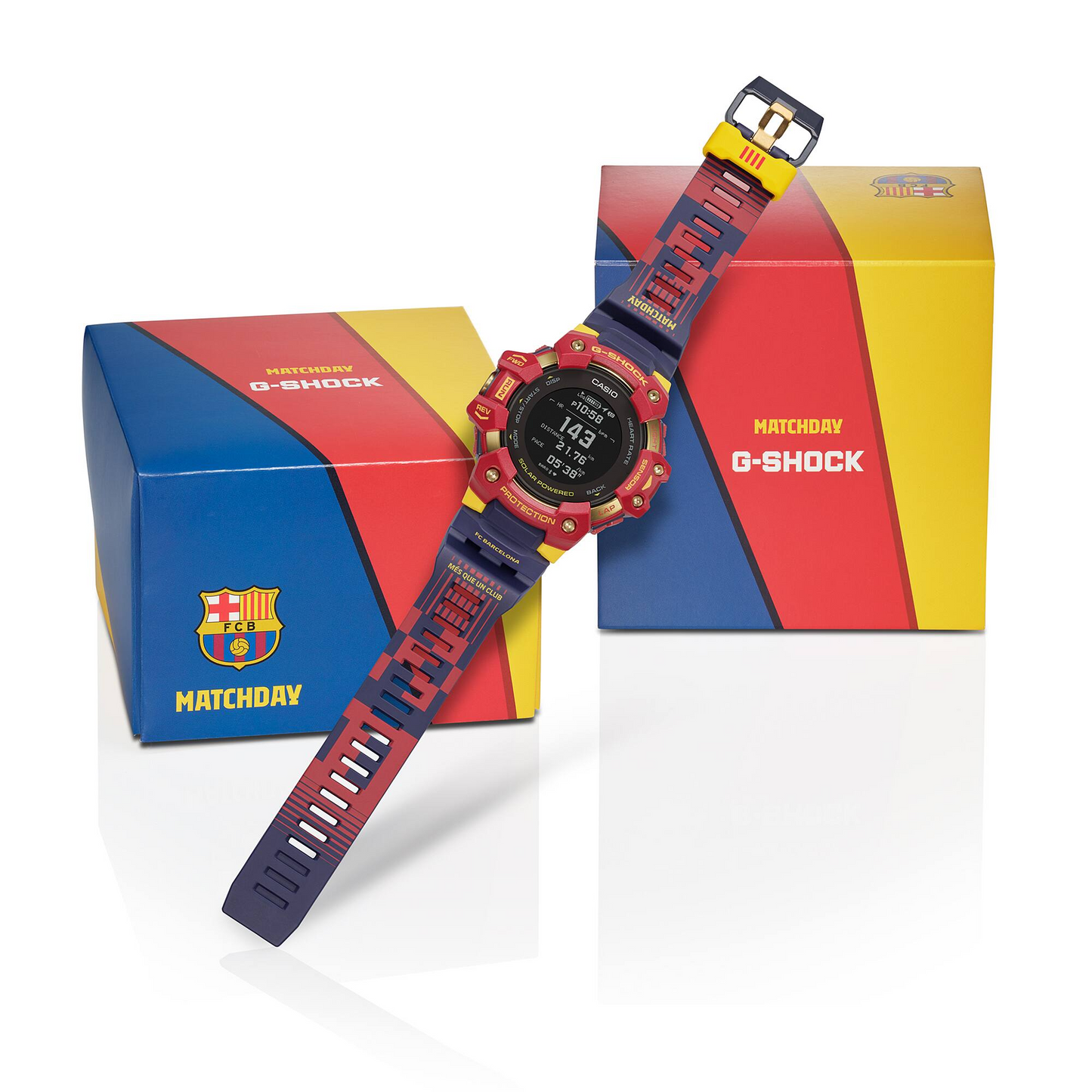 G-SHOCK Barcelona Limited Edition Men WATCH GBD-H1000BAR-4DR