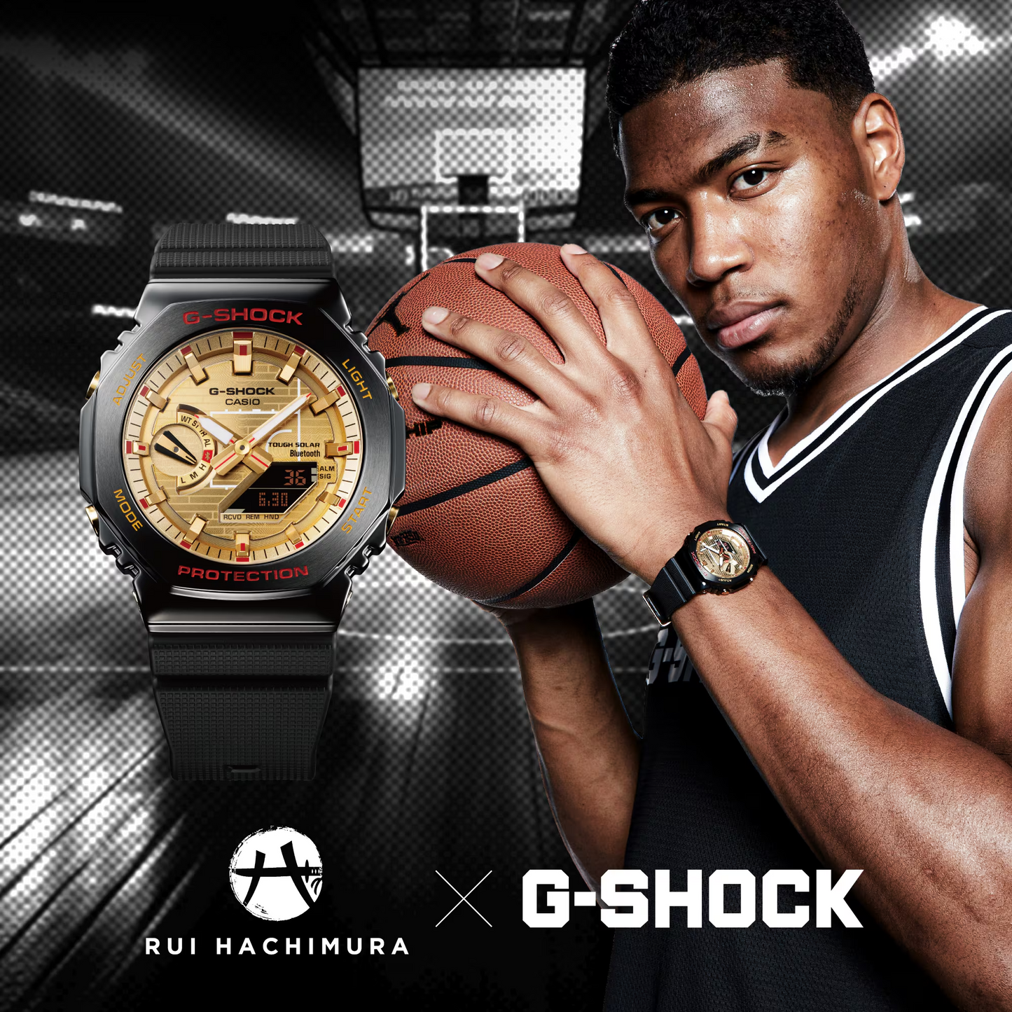 G-SHOCK G-STEEL RUI HACHIMURA SIGNATURE MODEL GBM-2100RH-1ADR